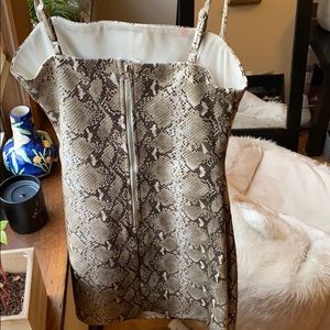 Bodycon snakeskin dress from Tiger Mist Australia